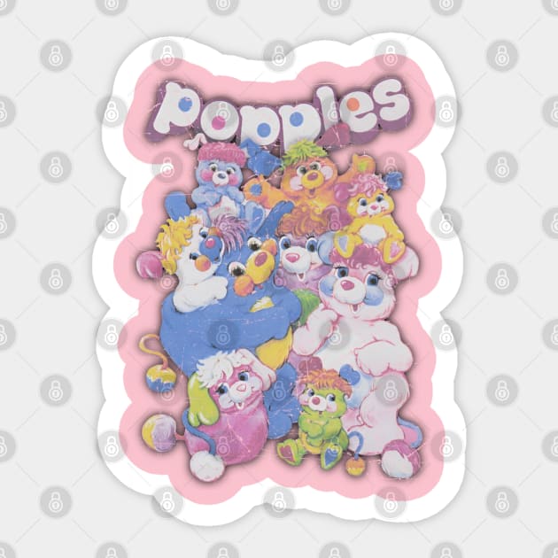 Popples 1986 Sticker by morbinhood